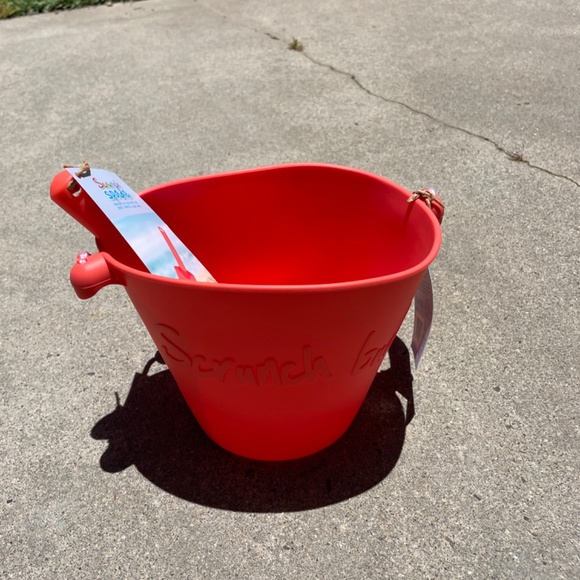 Scrunch bucket orange with spade - Picture 2 of 4